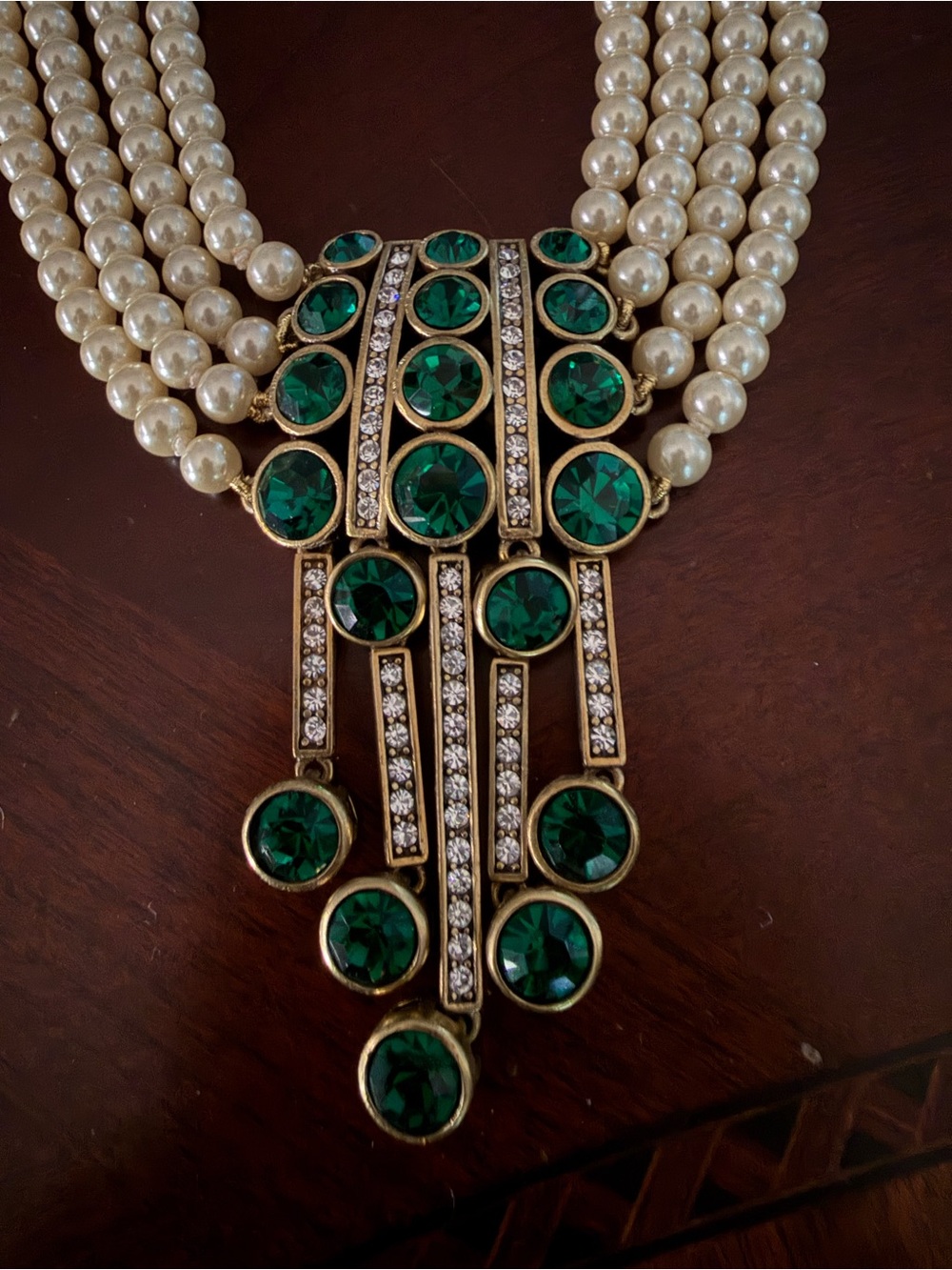 Heidi Daus “An Affair to Remember” Statement Necklace Mint Condition